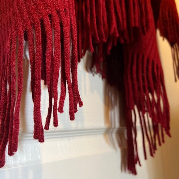 East 5th-ONE SIZE-wrap/scarf-Burnt Orange/Rusty-Fringes-Fall-Winter - Picture 9 of 9